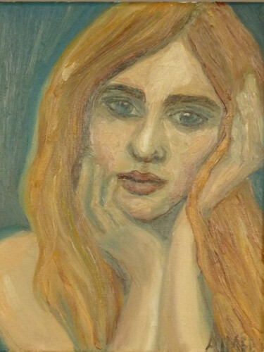Painting titled "Chloe,2014" by Aimee-Josephine, Original Artwork, Oil