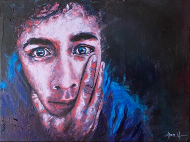 Картина под названием "Adam" - Aimee Maschhoff, Подлинное произведение искусства, Акрил Установлен на Деревянная рама для но…