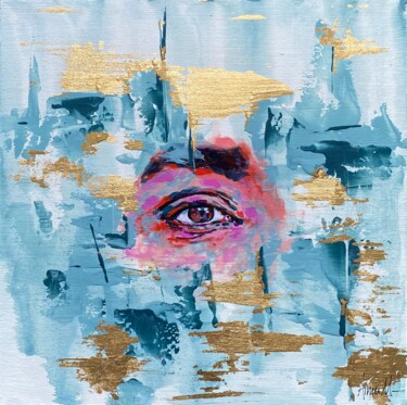 Картина под названием "ES 4" - Aimee Maschhoff, Подлинное произведение искусства, Акрил