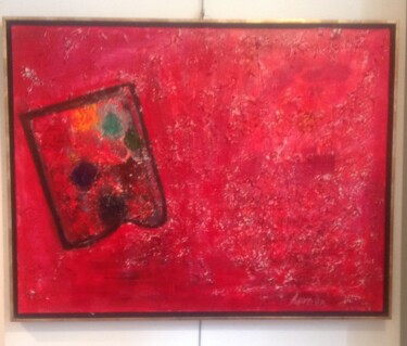 Peinture intitulée "La palette" par Aimès, Œuvre d'art originale, Huile