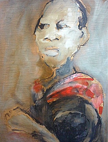 Painting titled "Sudan" by Aina Ciceniene, Original Artwork, Oil