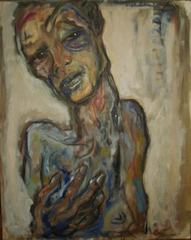 Painting titled "Declaration" by Aina Ciceniene, Original Artwork, Oil