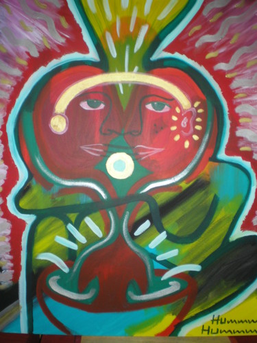 Painting titled "Alma Gémea" by Sónia Rocha, Original Artwork, Acrylic