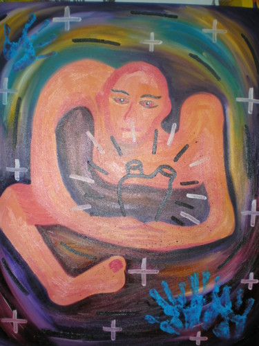 Peinture intitulée "...Estados" par Sónia Rocha, Œuvre d'art originale, Acrylique