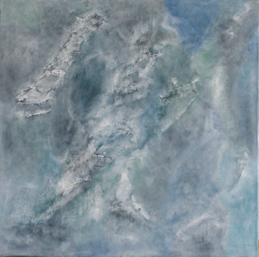 Peinture intitulée "gris-2" par Air, Œuvre d'art originale, Huile