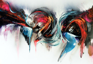 "Joyeux chaos 2" başlıklı Tablo Airgone tarafından, Orijinal sanat, Sprey boya