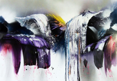 Peinture intitulée "Joyeux chaos 5" par Airgone, Œuvre d'art originale, Bombe aérosol