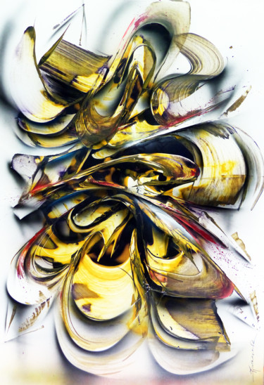 Картина под названием "DRUMZ - Bombes et a…" - Airgone, Подлинное произведение искусства, Рисунок распылителем краски