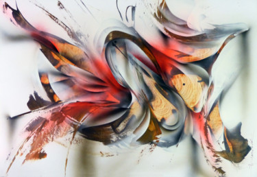 Pintura intitulada "Kinésie - Bombes aé…" por Airgone, Obras de arte originais, Tinta spray