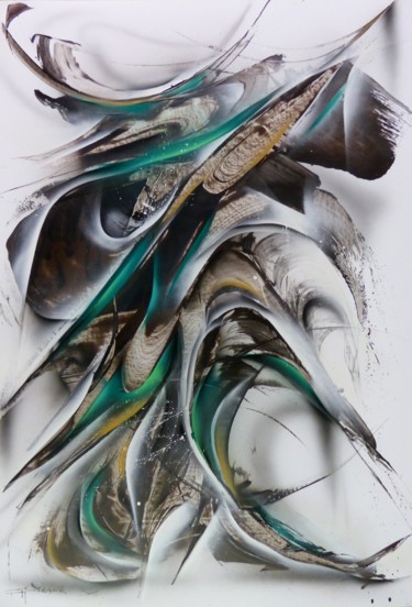 Картина под названием "" Catch me " aéroso…" - Airgone, Подлинное произведение искусства, Рисунок распылителем краски