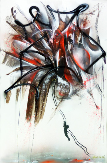 Painting titled "" Les vices " - Air…" by Airgone, Original Artwork, Spray paint
