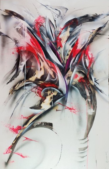 Картина под названием "VENUS - Aérosols su…" - Airgone, Подлинное произведение искусства, Рисунок распылителем краски