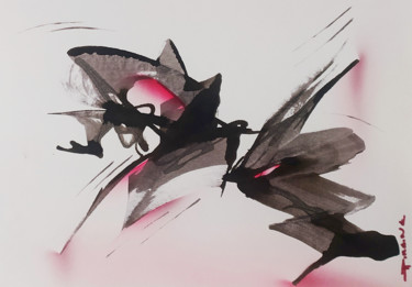 Disegno intitolato "Sans filtre 40 - Ai…" da Airgone, Opera d'arte originale, Inchiostro