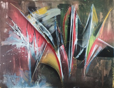 Painting titled "Study 02" by Airgone, Original Artwork, Spray paint