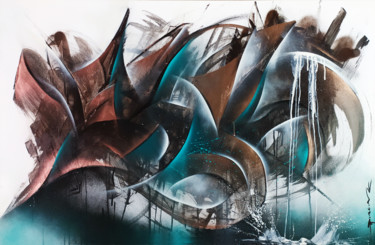 Painting titled "Parfaite imperfecti…" by Airgone, Original Artwork, Spray paint