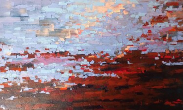 Картина под названием "Закат" - Airin Daf, Подлинное произведение искусства, Масло