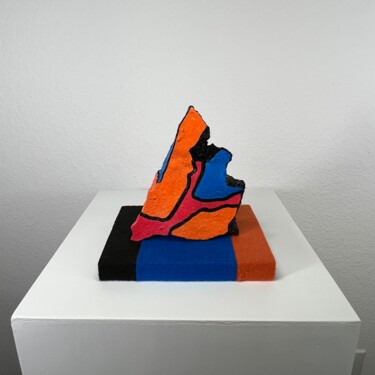 Sculpture intitulée "The Prism" par Aj Rojas, Œuvre d'art originale, Pierre