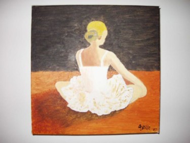 Painting titled "Bailarina" by Ajorge, Original Artwork