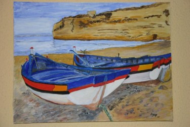Painting titled "Marinha" by Ajorge, Original Artwork