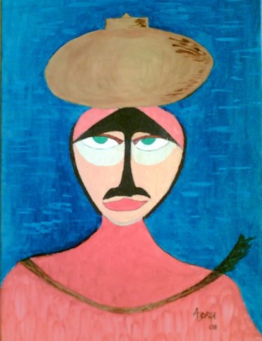 Painting titled "Tanha Fina" by Ajorge, Original Artwork