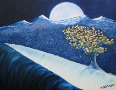 Peinture intitulée "Cascades perpétuell…" par Sardella Jean-Yves (A-Jys), Œuvre d'art originale
