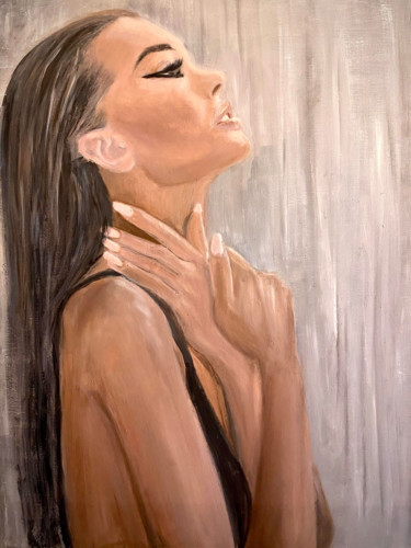 Painting titled "Feelings" by Aliaksandra Gärtner, Original Artwork, Oil