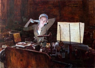 Картина под названием ""Анна"" - Максим Титов, Подлинное произведение искусства, Масло