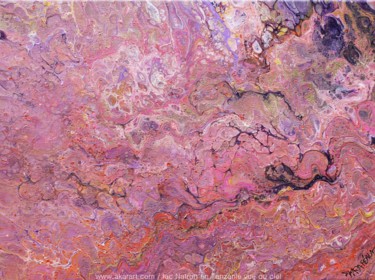 Peinture intitulée "Lac Natron en Tanza…" par Akara Péala, Œuvre d'art originale