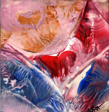 Peinture intitulée "Le coeur se lève" par Akara Péala, Œuvre d'art originale