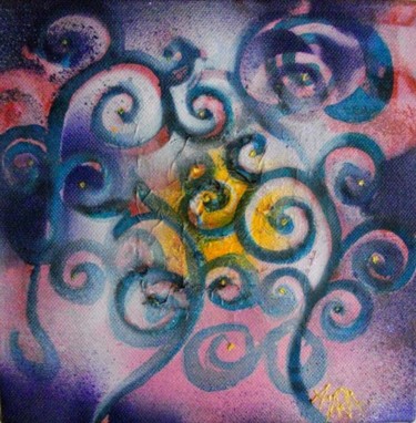 Painting titled "Volutes sentimental…" by Akara Péala, Original Artwork