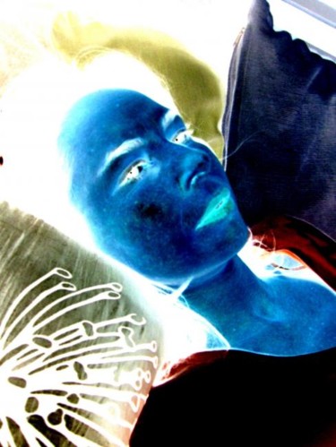 Photographie intitulée "AKReve en bleu.." par Akara Péala, Œuvre d'art originale