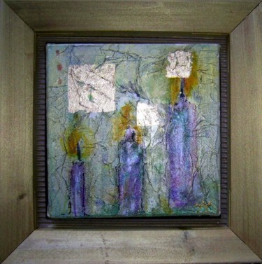 Peinture intitulée "Le dos de la lumiere" par Akara Péala, Œuvre d'art originale, Autre
