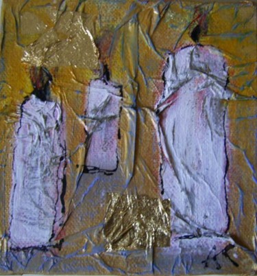 Peinture intitulée "les 3 soupirs" par Akara Péala, Œuvre d'art originale