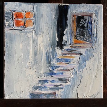 Peinture intitulée "un-foyer-pour-secou…" par Akara Péala, Œuvre d'art originale, Huile