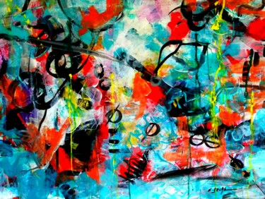 Challenge Peinture intitulée "Challenge" par Eugenia Delad: Akasha De Winter Galery, Œuvre d'art originale, Acrylique