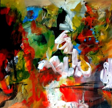 Liberté intérieure Peinture intitulée "Liberté intérieure" par Eugenia Delad: Akasha De Winter Galery, Œuvre d'art originale, Acrylique