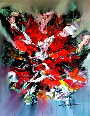 Phoenix 2 Peinture intitulée "Phoenix 2" par Eugenia Delad: Akasha De Winter Galery, Œuvre d'art originale, Acrylique