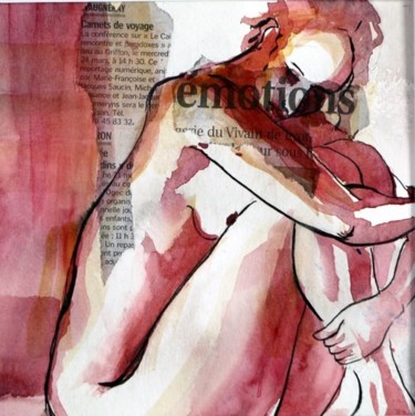 Peinture intitulée "Emotions" par Annick Claude, Œuvre d'art originale