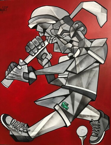 Pintura titulada "Golf" por Aket Kubic, Obra de arte original, Acrílico