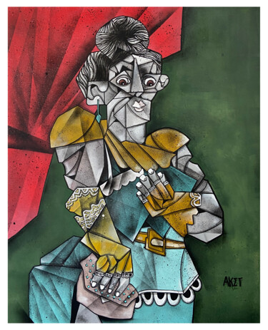 Incisioni, stampe intitolato "Le temps d'un insta…" da Aket Kubic, Opera d'arte originale, Stampa digitale