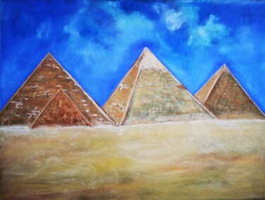 제목이 "Les pyramides d'Égy…"인 미술작품 Akhesa로, 원작, 파스텔