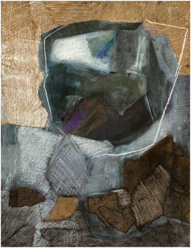 Peinture intitulée "Un monde à repenser…" par Akil, Œuvre d'art originale, Acrylique