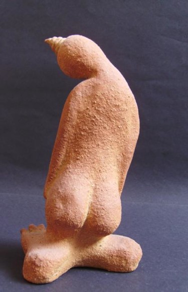 Sculpture intitulée "Tristesse" par Akila, Œuvre d'art originale