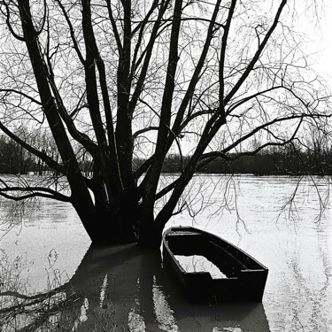 Photographie intitulée "La Loire (l'eau)" par Michel Akli, Œuvre d'art originale, Photographie numérique