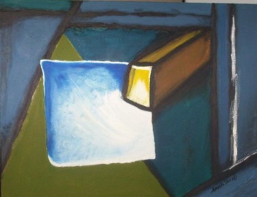 Pintura titulada "Luz d  posibilidades" por Efren Acosta Dumas, Obra de arte original