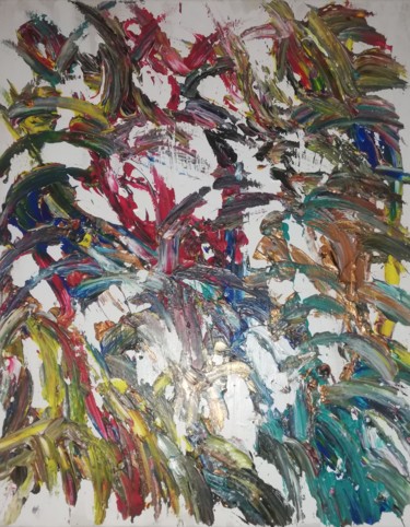 Painting titled "Colore Ange" by Ferouze Messoussa, Original Artwork, Acrylic