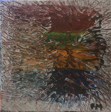 Malerei mit dem Titel "Ombre" von Ferouze Messoussa, Original-Kunstwerk, Acryl