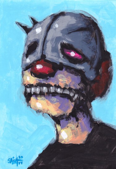 "Mr. Iron Maska" başlıklı Tablo Аксенов Руслан tarafından, Orijinal sanat, Akrilik
