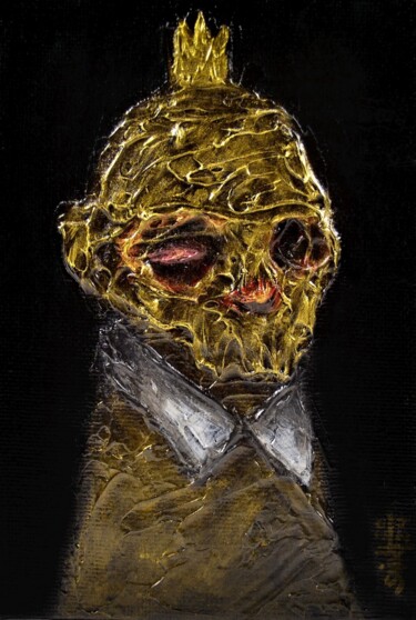 Pintura titulada "Mr. Golden prince" por Aksenov Ruslan, Obra de arte original, Acrílico