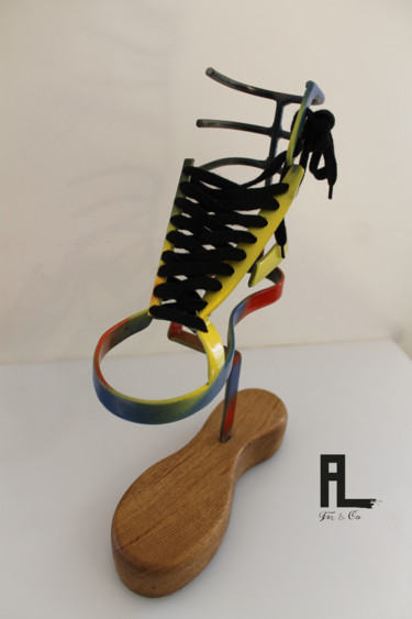 Sculpture intitulée "shoes" par Al Fer, Œuvre d'art originale, Métaux
